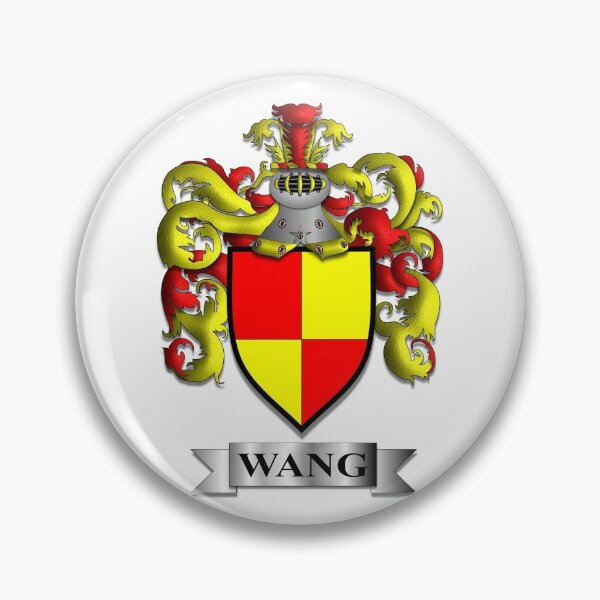 Item preview, Wang Family Name, Heraldic Crest And Shield designed and sold by Paddyarts.