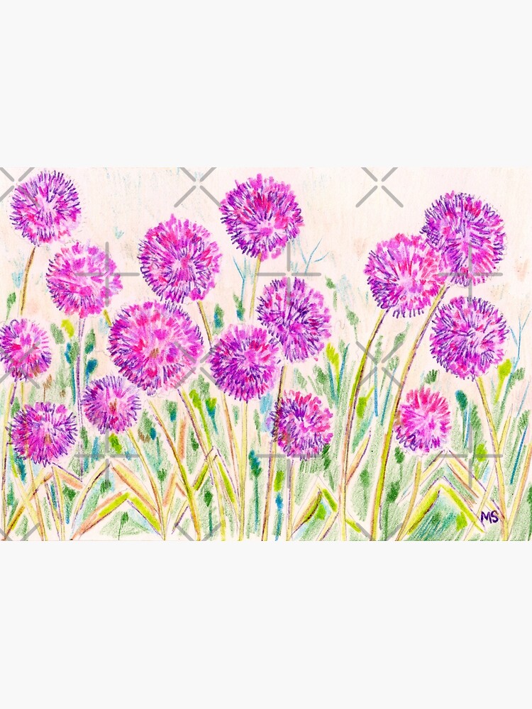 Watercolor whimsical drawing of a flower garden with cute details,  isolated. Generative AI 25279668 PNG