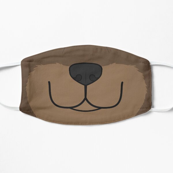Bear Booper Flat Mask
