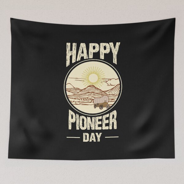 Item preview, Happy Pioneer Day | Gift |  designed and sold by ShirtStar0815.