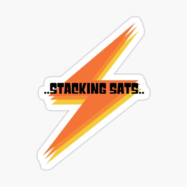 Item preview, Stacking sats! designed and sold by Binsh.