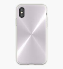 Silver Stainless Shiny Steel Metal iPhone Case