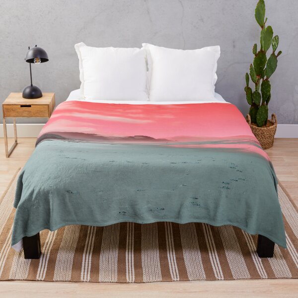 Item preview, Beautiful day on a sandy beach with red sky designed and sold by Artlajf.