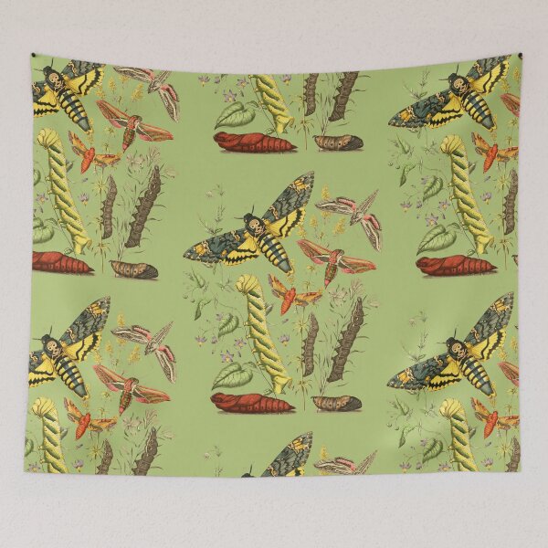 Item preview, Hawk Moth Caterpillar Vintage Scientific Entomology Butterfly Natural History designed and sold by MoPaws.