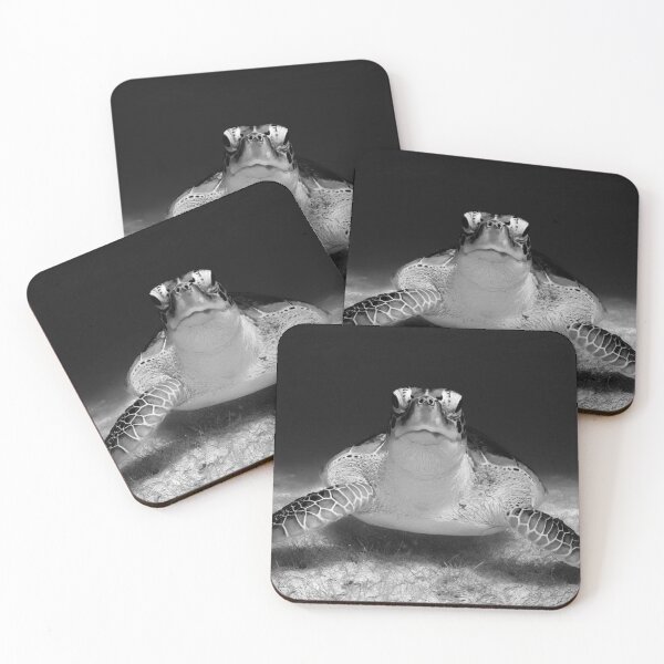 Item preview, Sea turtle black and white photo. designed and sold by 4empowear.