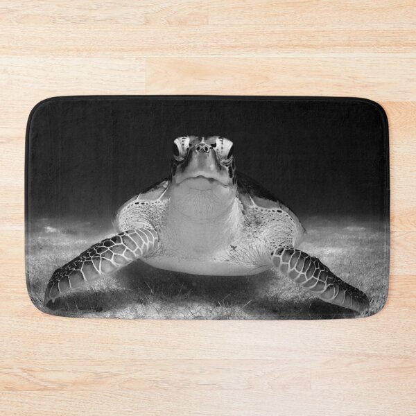 Item preview, Sea turtle black and white photo. designed and sold by 4empowear.