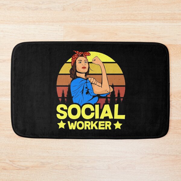 Item preview, Social Worker Female Vintage Strong Women Gift designed and sold by 2blackcherries.