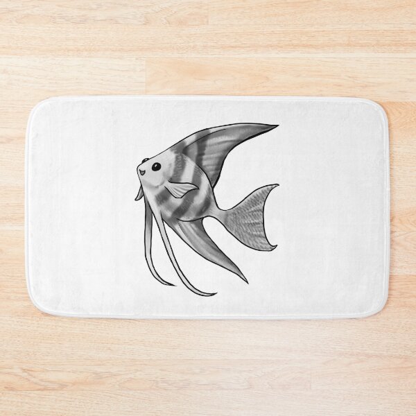Item preview, Silver Striped Angelfish designed and sold by Jennifer Stolzer.