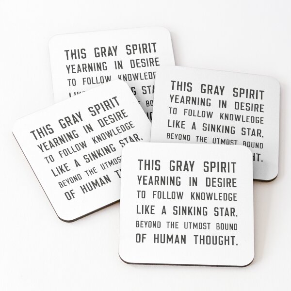 Item preview, Follow Knowledge Like A Sinking Star, Ulysses Quote, Tennyson designed and sold by shminoa.