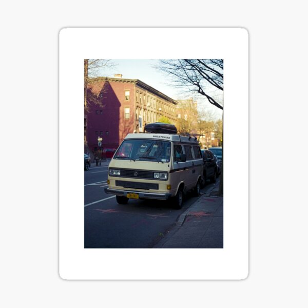 car in brooklyn Sticker