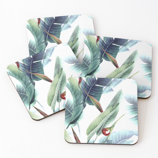 Item preview, Tropical flowers. Pattern with strelitzia designed and sold by Olga Melikhova.