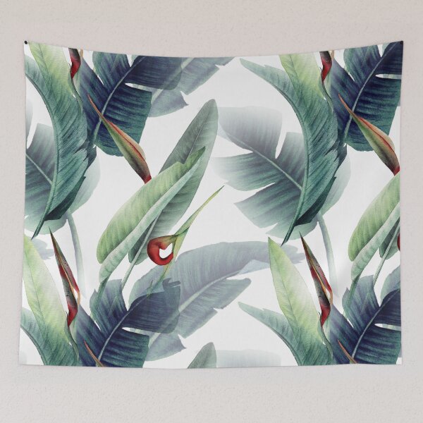 Item preview, Tropical flowers. Pattern with strelitzia designed and sold by Olga Melikhova.