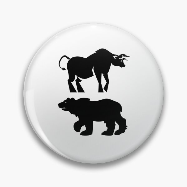 Item preview, Bull Bear stock market designed and sold by digiluminate.