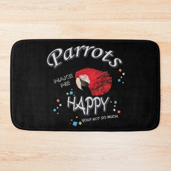 Item preview, parrots make me happy designed and sold by obscurite.