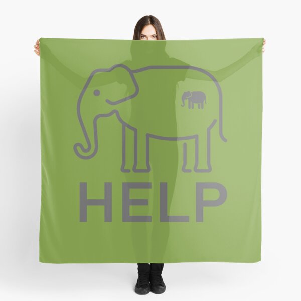 Help Kerala elephants Scarf
