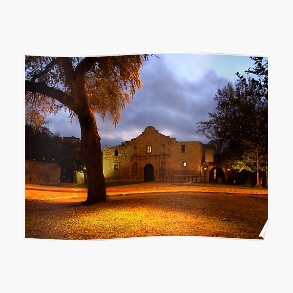 Sunrise At The Alamo Poster