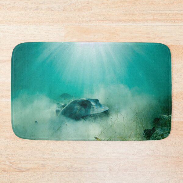 Item preview, Sting ray in sun rays, underwater photo. designed and sold by 4empowear.