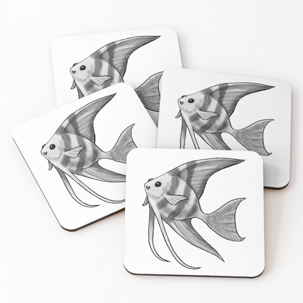 Item preview, Silver Striped Angelfish designed and sold by Jennifer Stolzer.