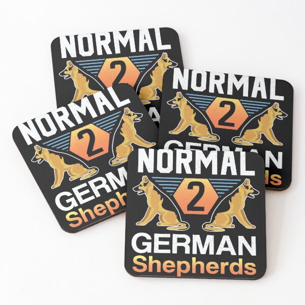 Item preview, Normal Two German Shepherds Ago Funny Dog Gift Design design designed and sold by Lisbob.