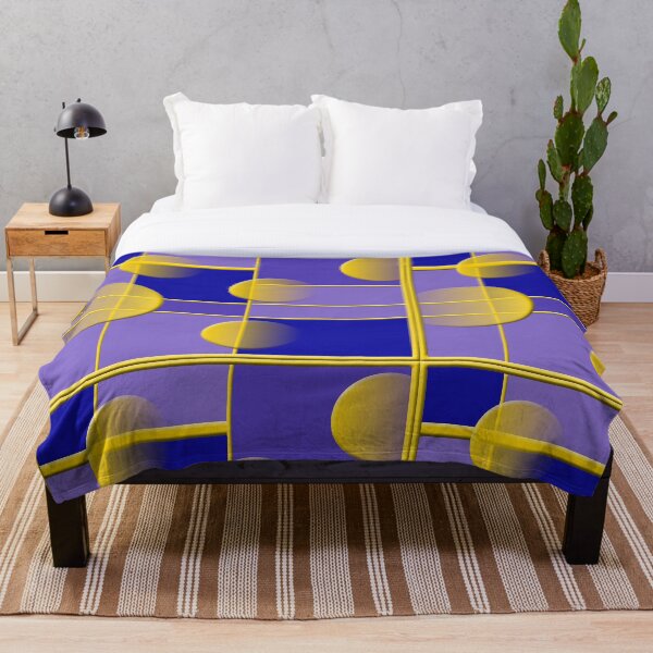 Item preview, Mondrian in blue and gold designed and sold by Gerda Auterith.