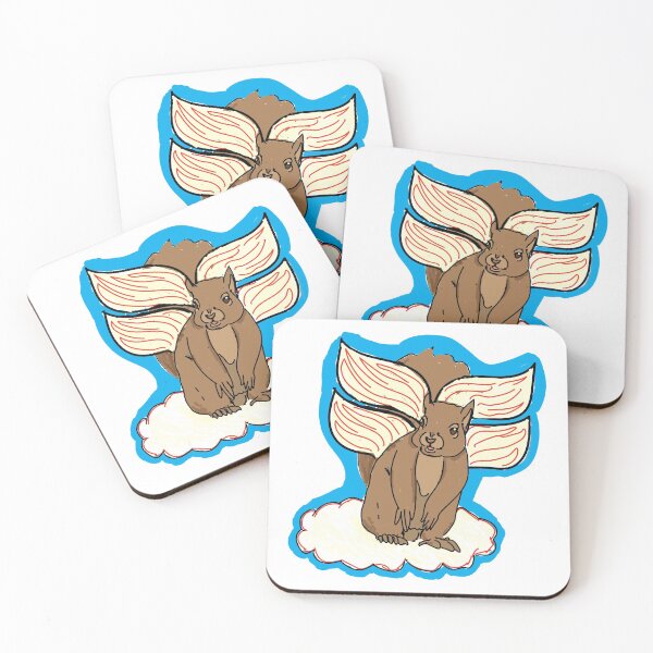 Item preview, winged squirrel grinnell emblem designed and sold by eseehorn.