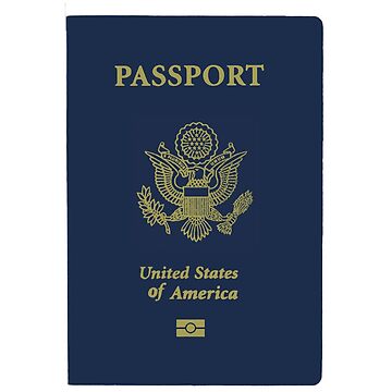 American Passport Cover Greeting Card