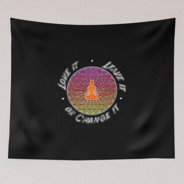 Item preview, Yoga Vintage Love it Leave it or Change it Statement designed and sold by MGO-Design.