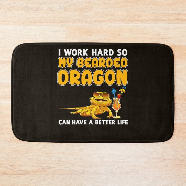 Item preview, Funny Bearded Dragon Shirt  Bearded Dragon Lover Design "I work hard so my Bearded Dragon can have a better life" designed and sold by adsman68.
