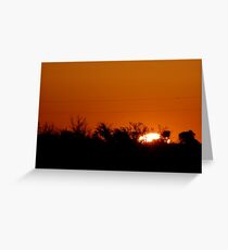 Tucumcari Sunrise Greeting Card