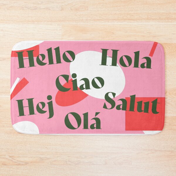 Item preview, Hello Ciao Hola Salut Hej Olá Languages Design designed and sold by kaffekatten.