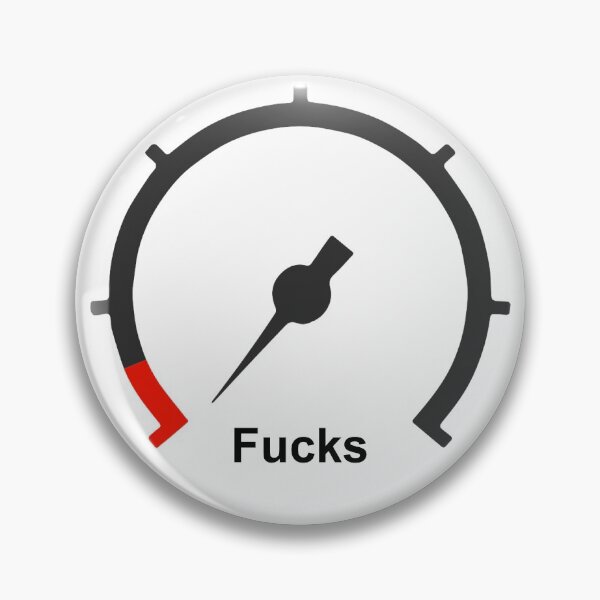Item preview, Zero Fucks Given Gauge designed and sold by Joe-okes.