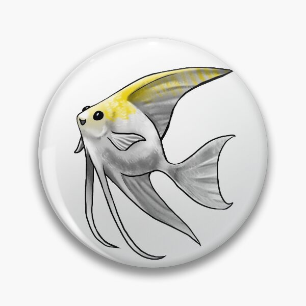 Item preview, Gold Pearl Scale Angelfish designed and sold by Jennifer Stolzer.