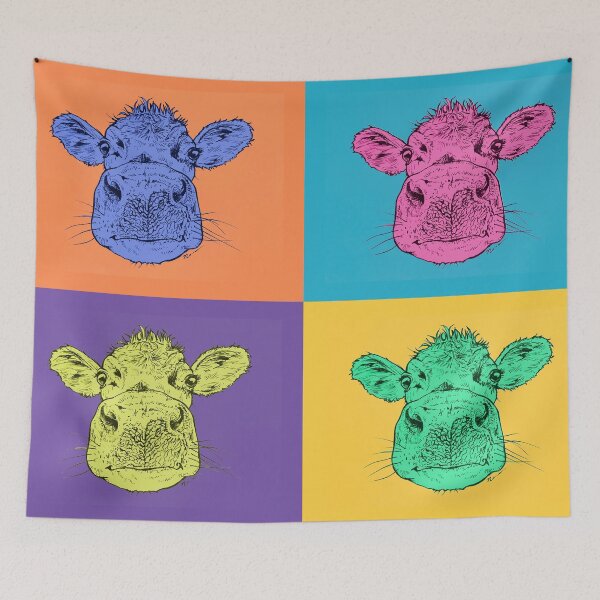 Item preview, Pop Art Cows designed and sold by Nora Lee Illustrations.