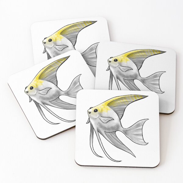 Item preview, Gold Pearl Scale Angelfish designed and sold by Jennifer Stolzer.