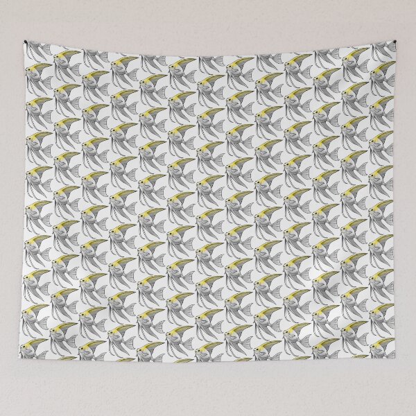 Item preview, Gold Pearl Scale Angelfish designed and sold by Jennifer Stolzer.