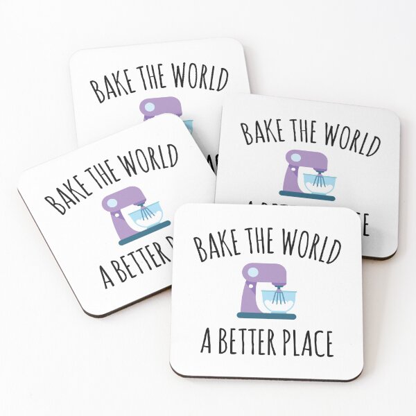 Item preview, Bake the World a Better Place - Cute Baking Design designed and sold by EstelleStar.