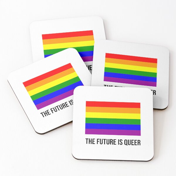 Item preview, The future is queer - gay flag   designed and sold by Inspirationmotivation.