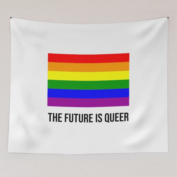 Item preview, The future is queer - gay flag   designed and sold by Inspirationmotivation.