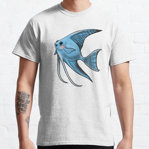 Blue Blushing Angelfish Classic T-Shirt