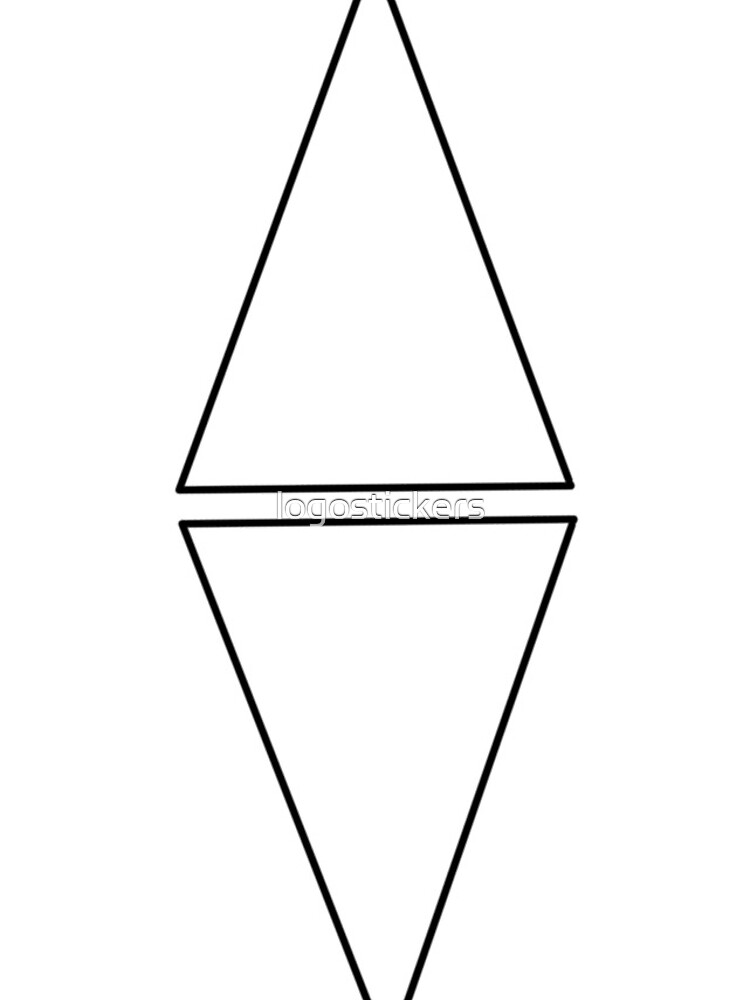 Thumbnail 4 of 4, iPhone Case, Triangle Design designed and sold by logostickers.