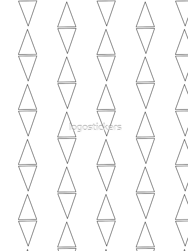Thumbnail 3 of 3, Scarf, Triangle Design designed and sold by logostickers.