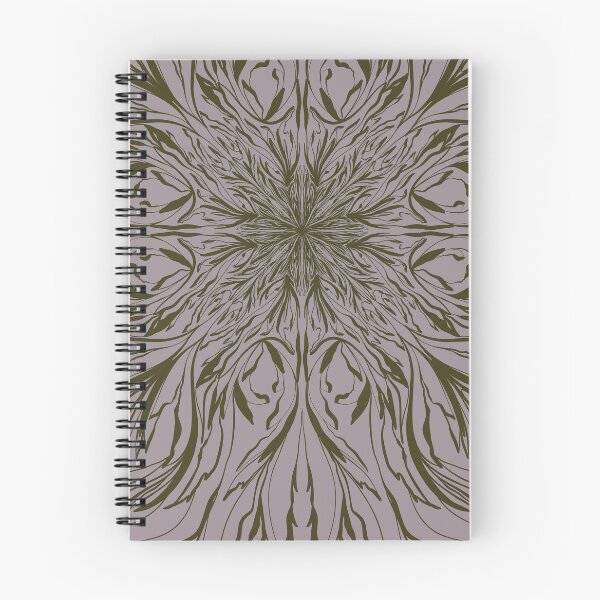 Item preview, Fancy Baroque Pattern in Olive Green and Purple designed and sold by Nugget Of Happiness.