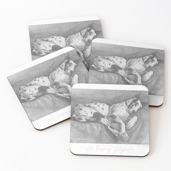 Item preview, Great Dane pencil drawing circa 1930  designed and sold by ebrawne.