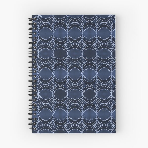 Item preview, Geometrical Pattern in White and Dark Blue designed and sold by ckylin.