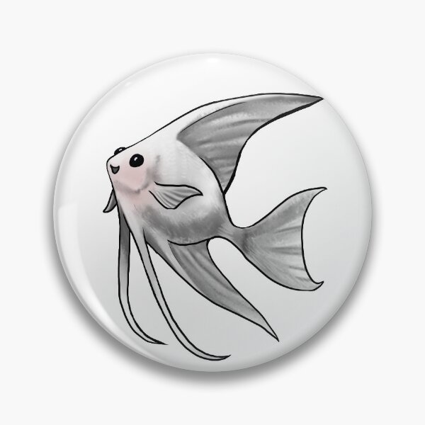 Item preview,  Platinum Blushing Angelfish designed and sold by Jennifer Stolzer.