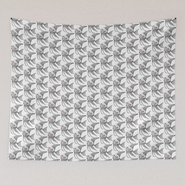 Item preview,  Platinum Blushing Angelfish designed and sold by Jennifer Stolzer.