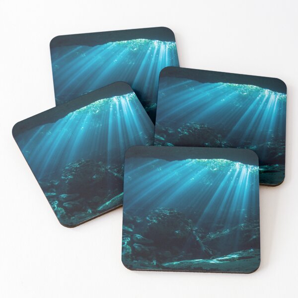 Item preview, Sun rays in water, underwater photo. designed and sold by 4empowear.