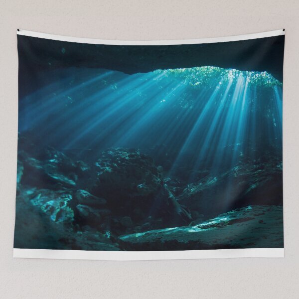 Item preview, Sun rays in water, underwater photo. designed and sold by 4empowear.