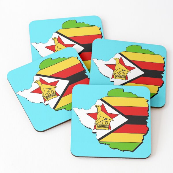 Item preview, Zimbabwe Map With Zimbabwean Flag designed and sold by Havocgirl.