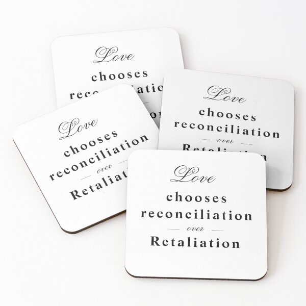 Item preview, Love chooses reconciliation over retaliation  designed and sold by taveulrangue.